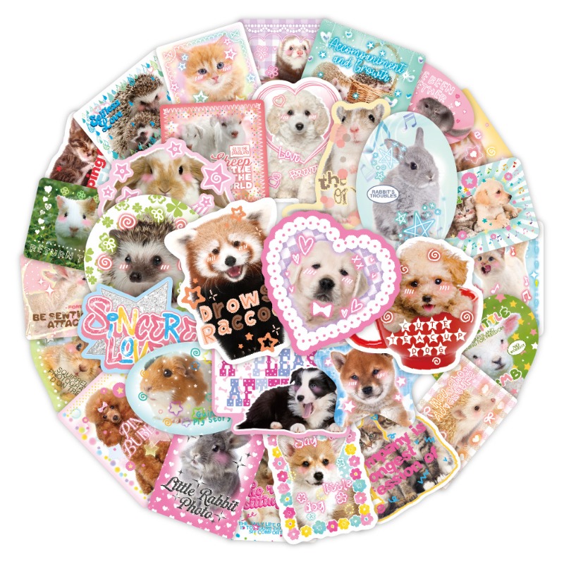 Vintage Fashion Magazine - 50 teile/satz Kawaii Mode Sammelalbum Journal