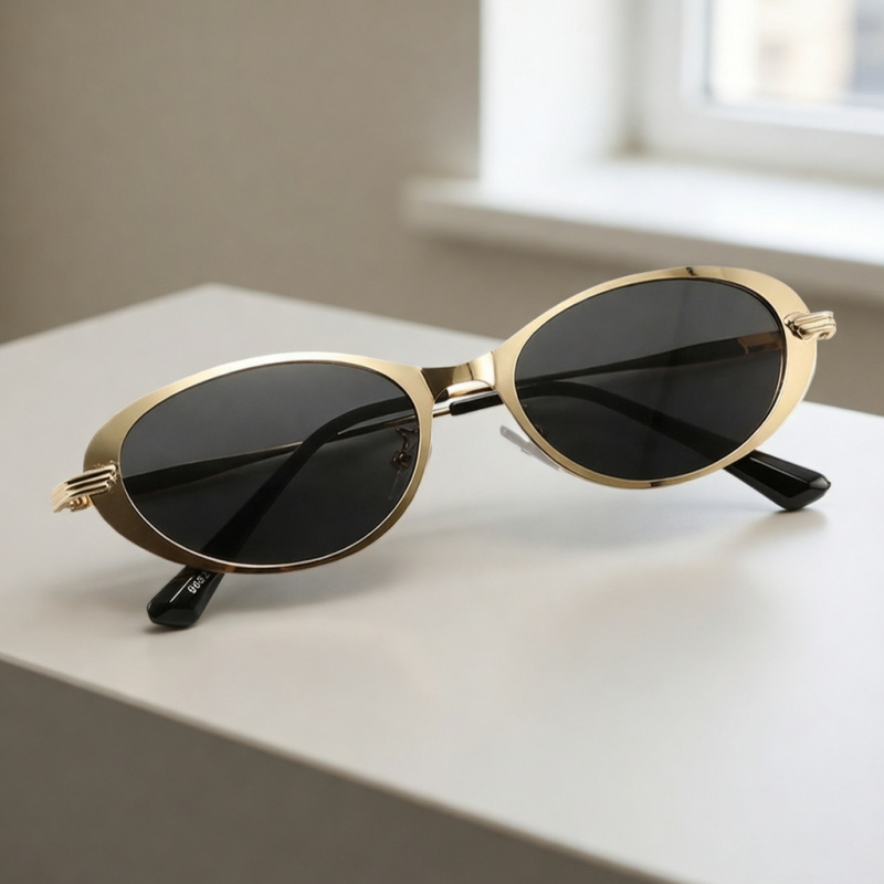 Vintage Fashion Influencer - 80er Vintage Designer Cat-Eye Sonnenbrille für