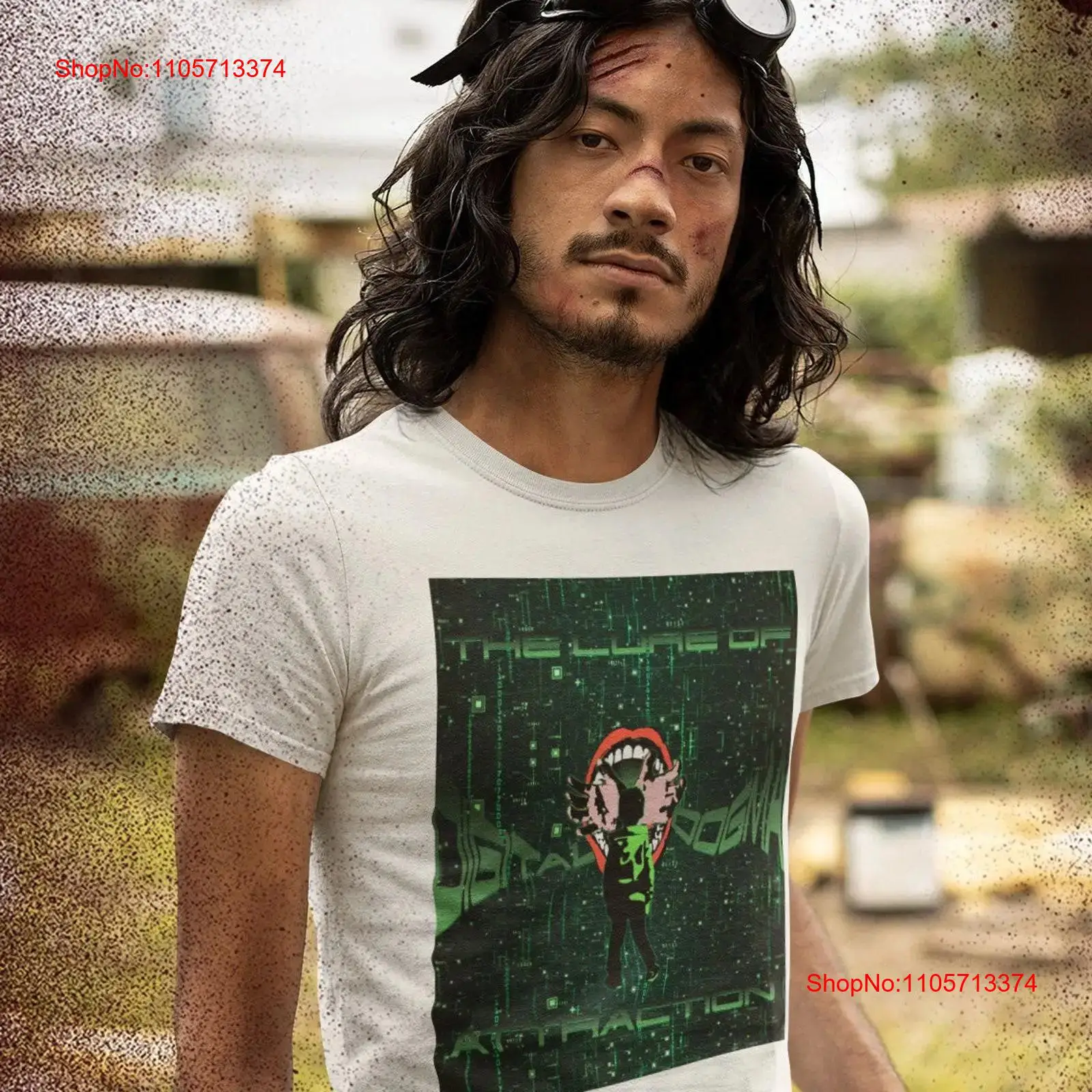 Vintage Fashion Influencer - Digital Dogma T-Shirt, moderner Stil, technisch