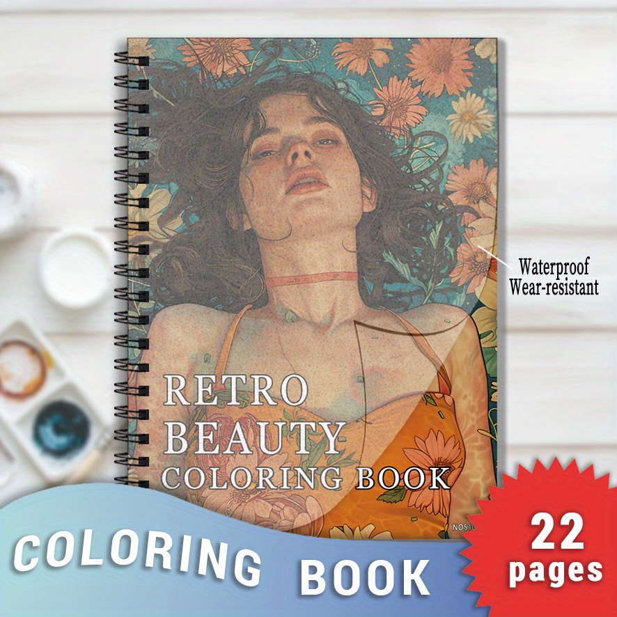 Vintage Fashion Coloring Book - Vintage-Malbuch für Erwachsene – 8,3 x