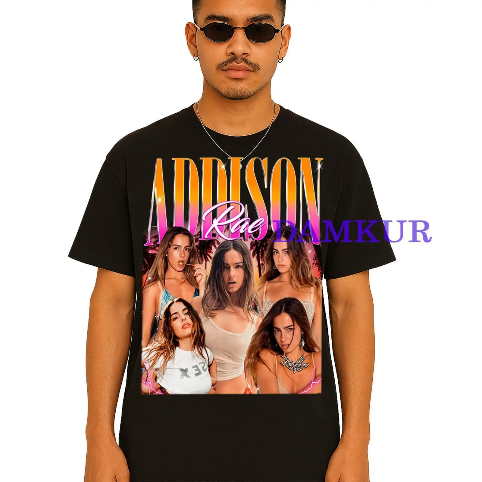 Vintage Fashion Influencer - Vintage Addison Rae Bootleg T-Shirt Hip-Hop