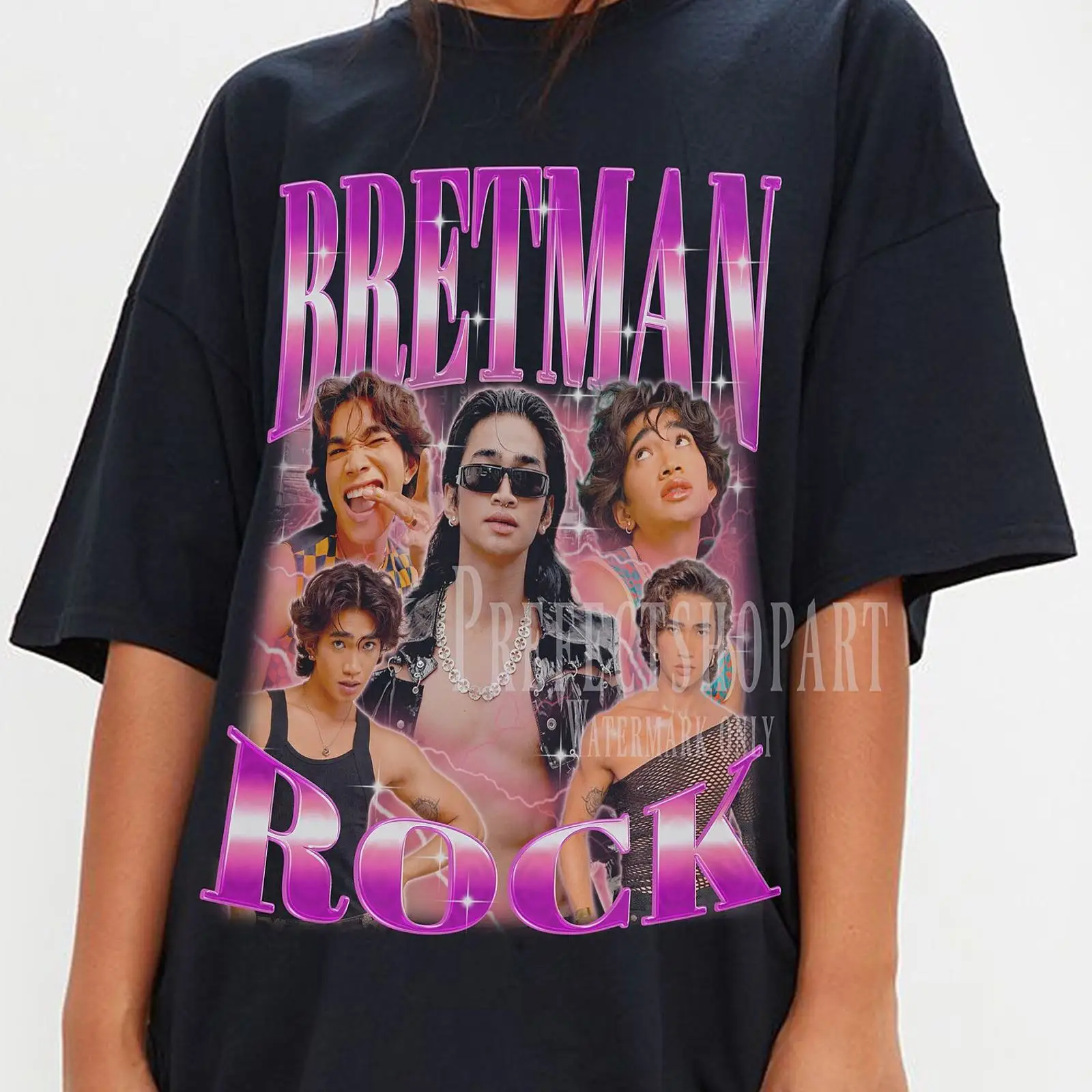 Vintage Fashion Influencer - Bretman Rock Retro T-Shirt Vintage Influencer