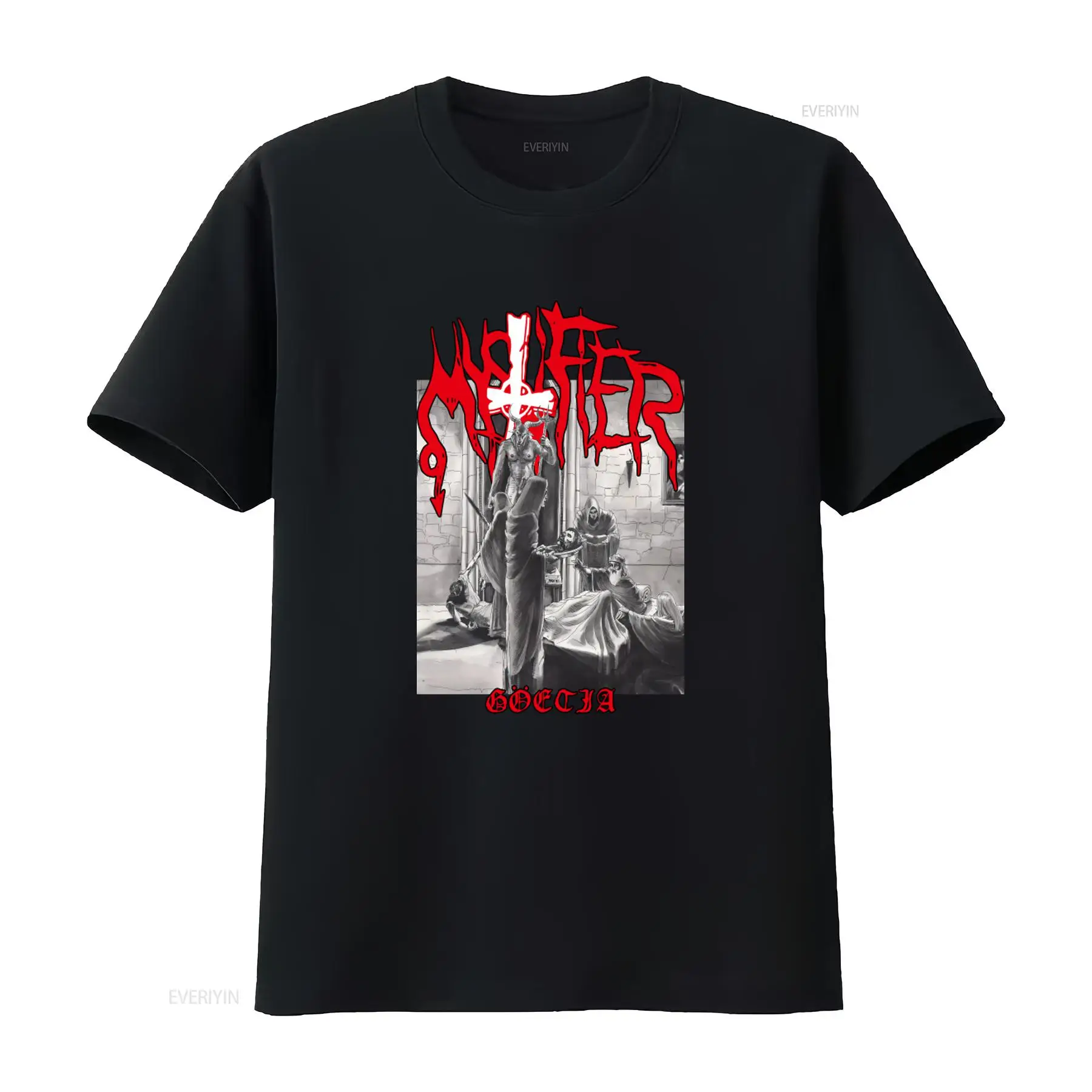 Vintage Fashion Influencer - Mystifier Goetia Black Metal T-Shirt Blasphemy