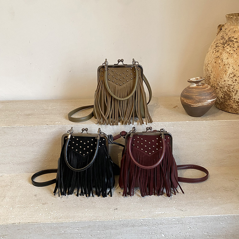 Frauen Mode Niet Handheld Tasc – Vintage Fashion Collection Bewertung und Preis