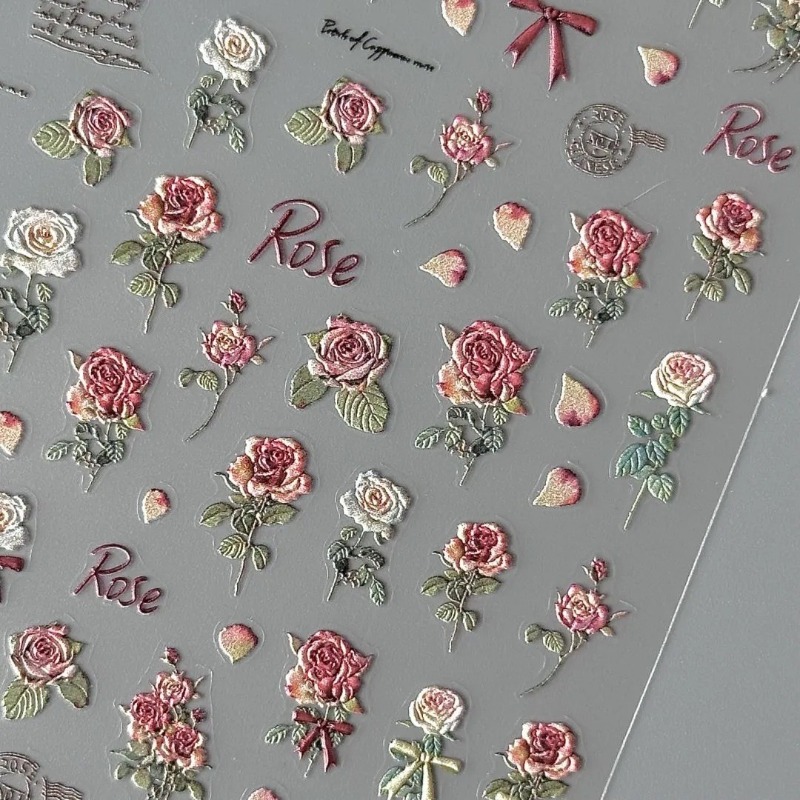 5 Stücke Ins Retro Rose Aufkle – Vintage Fashion Magazine Bewertung und Preis