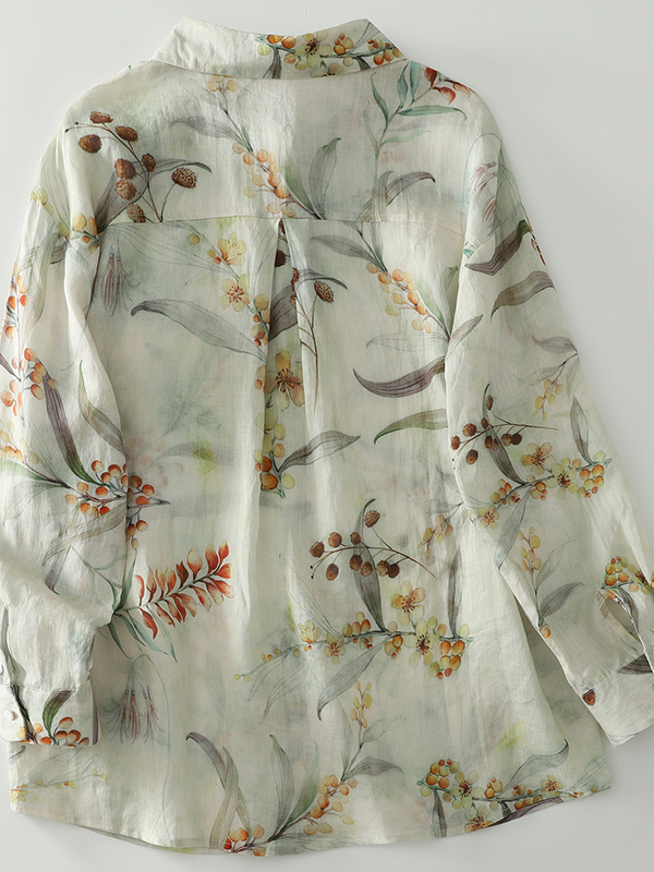 Lockeres Langarm-Damenhemd mit – Vintage Fashion Influencer Bewertung und Preis