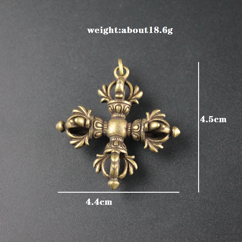 Kupfer Buddhismus Dorje Kreuz  – Vintage Fashion Collection Bewertung und Preis