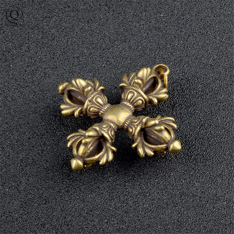 Kupfer Buddhismus Dorje Kreuz  – Vintage Fashion Collection Bewertung und Preis