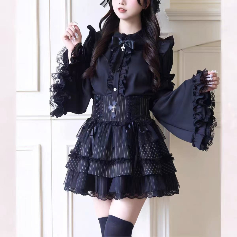 Damen Vintage Gothic Lolita La – Vintage Fashion Subculture Bewertung und Preis